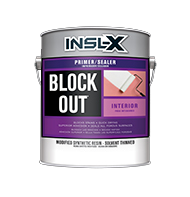 ALLIED PAINTS, INC. Block Out® Interior Primer is a modified synthetic primer-sealer carried in a special solvent that dries quickly and is effective over many different stains, including: water, tannin, smoke, rust, pencil, ink, nicotine, and coffee. Block Out primes, seals, and protects and can be used on bare or previously painted surfaces; interior drywall, plaster, wood, or masonry; and exterior masonry surfaces. Can be used as a spot primer for exterior wood shingles/composition siding.

Solvent-based sealer
Seals hard-to-cover stains
Quick-dry formula allows for same-day priming and topcoating
Top-coat with alkyd or latex paints of any sheenboom